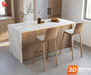 Kitchen island Skp Files